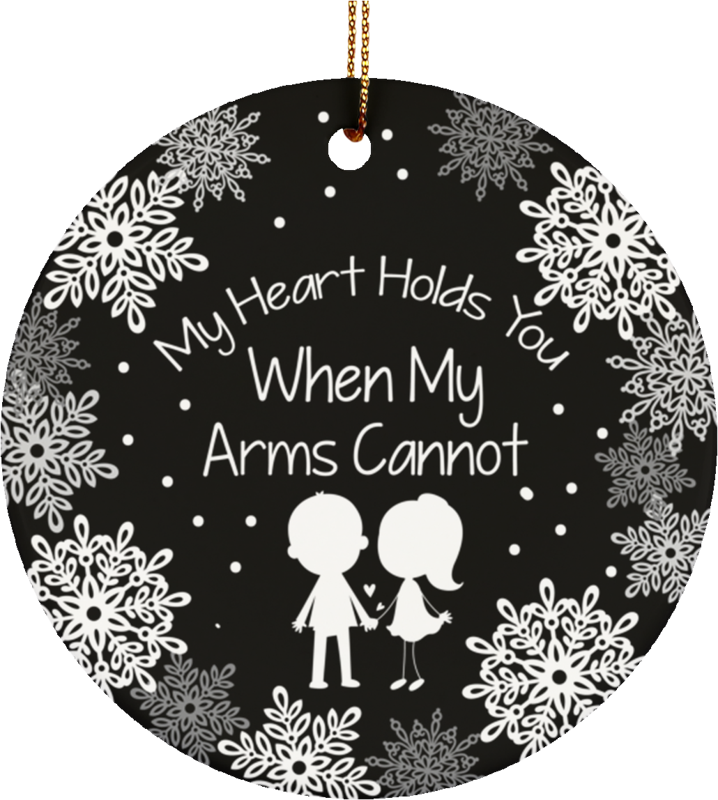 "my Heart Holds You When My Arms Cannot" Christmas - Dia De Los Muertos (day Of The Dead) Clipart (1155x1155), Png Download