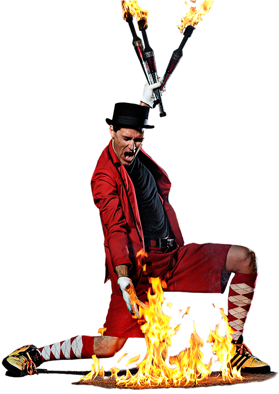 Learn More - Circus Fire Breather Costume Clipart (656x824), Png Download