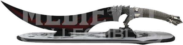 Red Blade Fire Breathing Dragon Dagger - Bowie Knife Clipart (605x605), Png Download