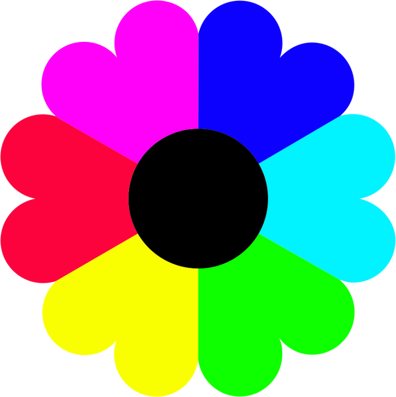 Flower Clip Art - Color Clipart - Png Download (830x830), Png Download