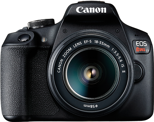 Canon Eos Rebel T7 - Canon Eos 750d 18 55mm Clipart (580x580), Png Download