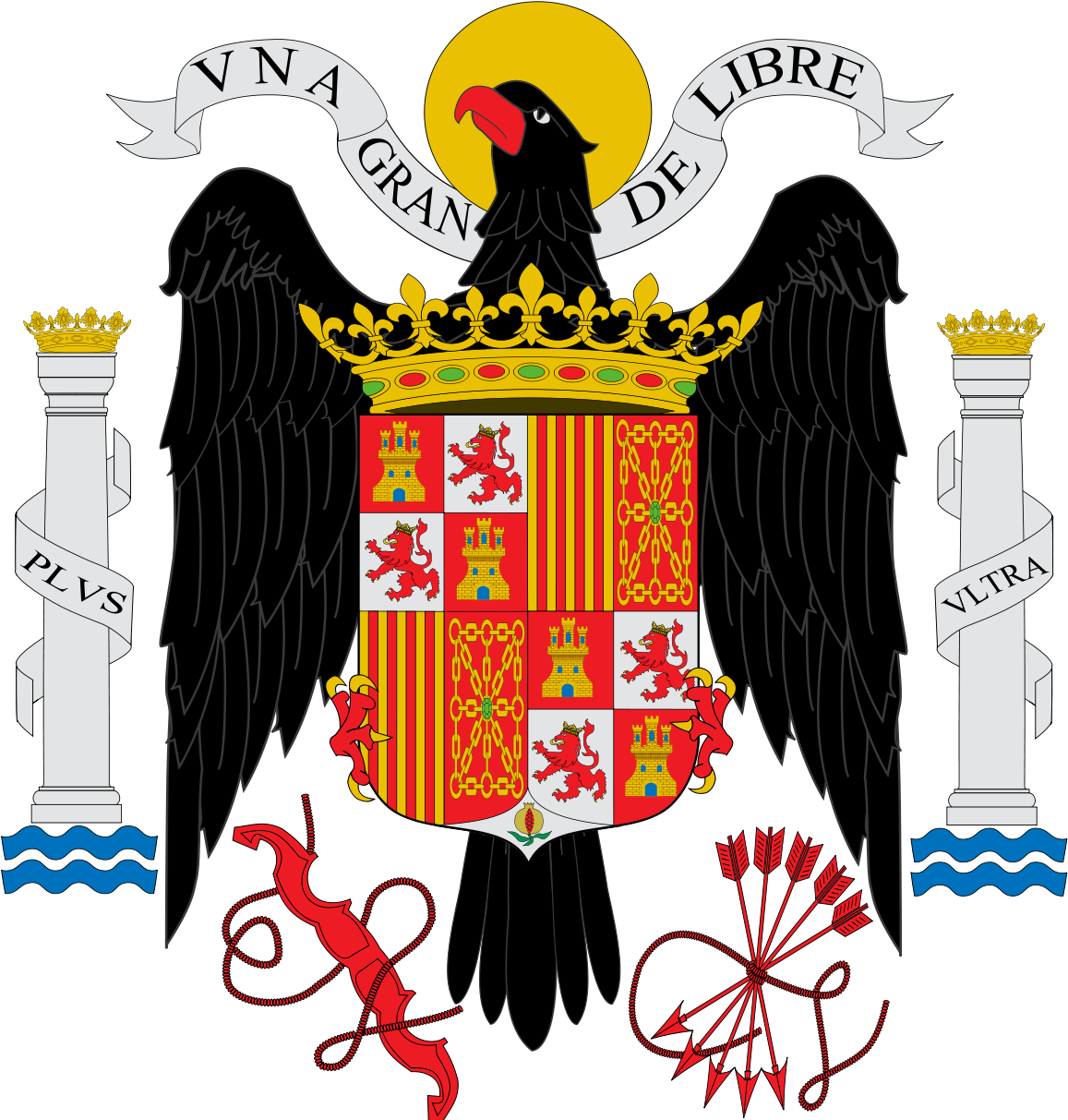 Spain Flag Under Franco Clipart (1200x1244), Png Download