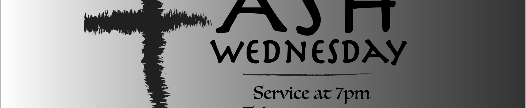 Ash Wednesday - Sign Clipart (1700x350), Png Download