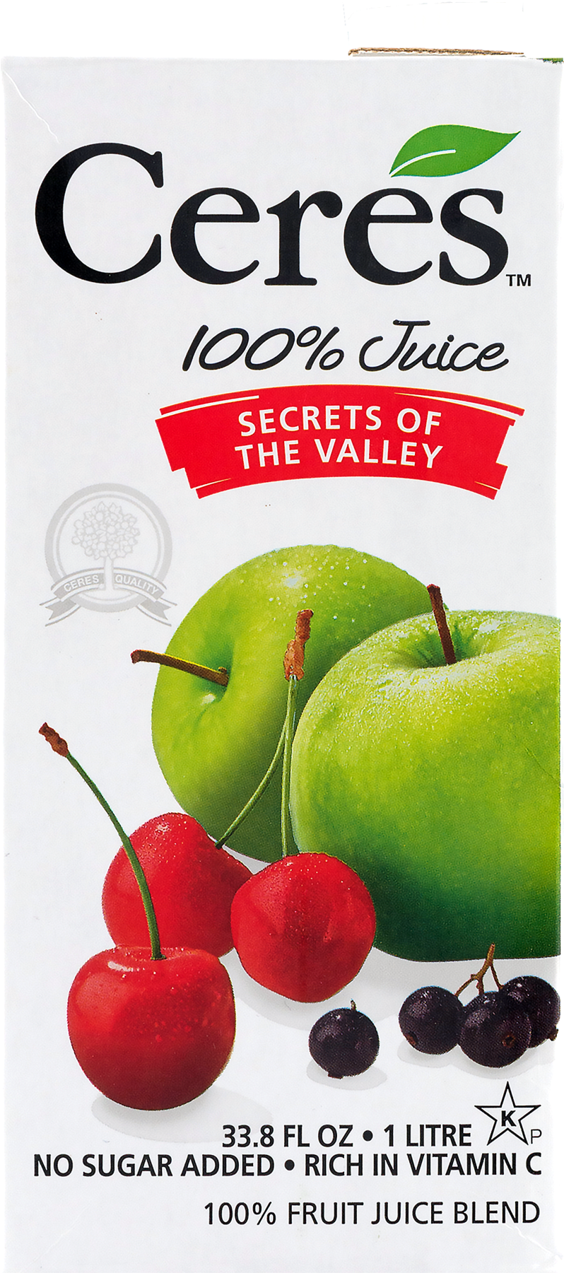 Ceres Secrets Of The Valley 100% Fruit Juice Blend, - Ceres Juice Clipart (1800x1800), Png Download