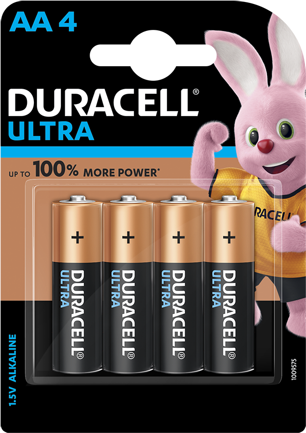 Ultra Alkaline Aa Batteries - Duracell India Clipart (1000x1000), Png Download