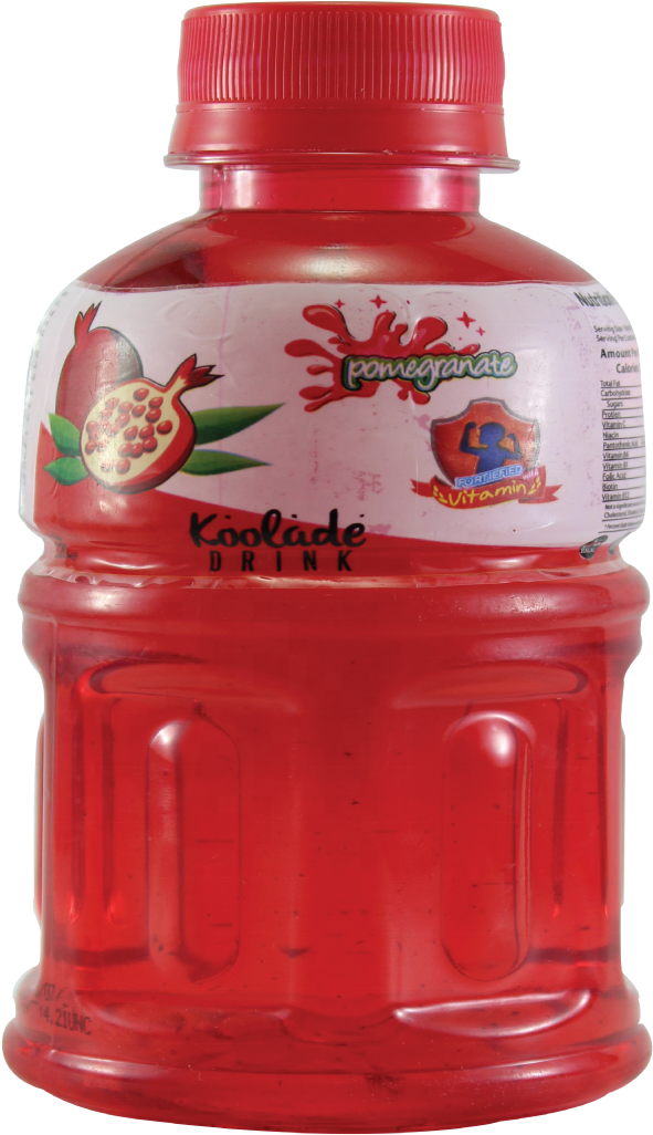 Koolade Flavored Fruit Juice Drink - Plastic Bottle Clipart (1381x1377), Png Download