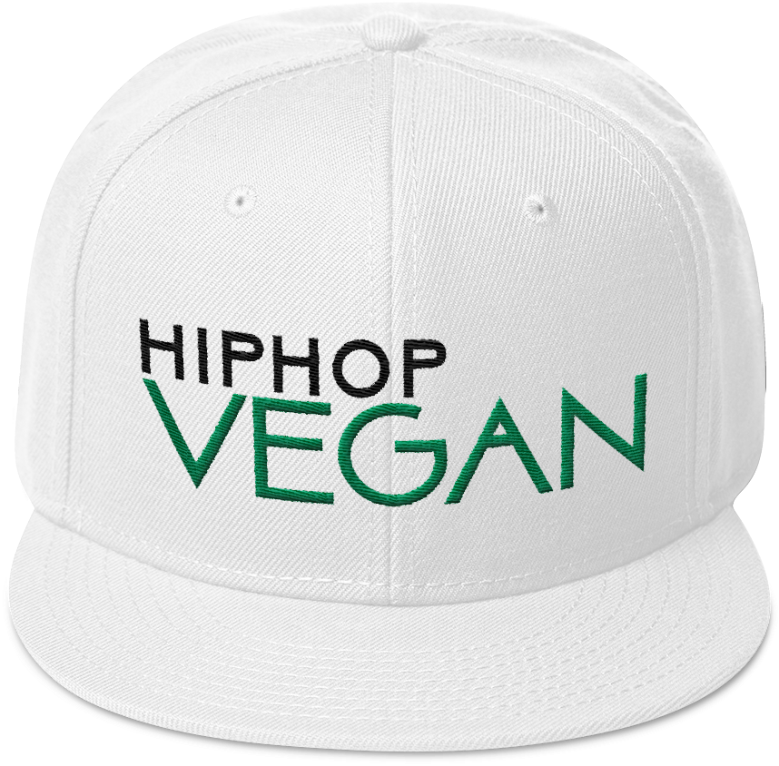 Hip Hop Vegan Snapback - Baseball Cap Clipart (858x844), Png Download