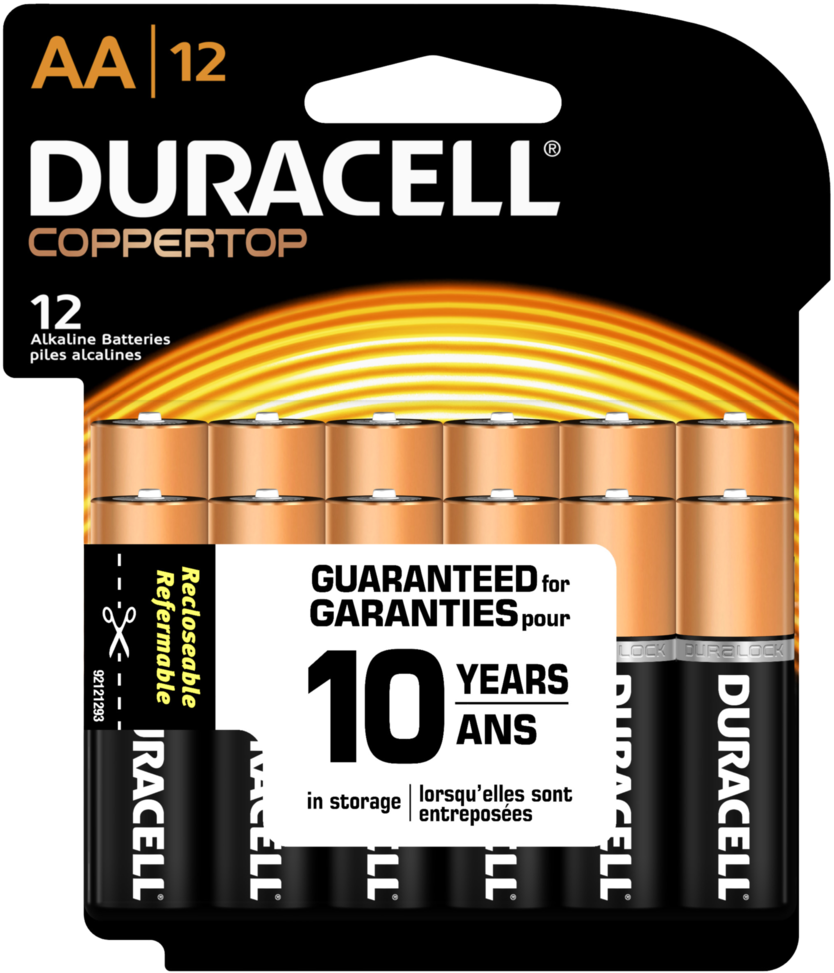Aa Long Life Batteries Clipart (1024x1024), Png Download