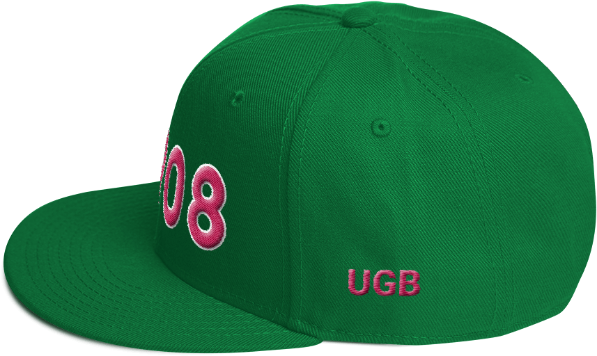 Alpha Kappa Alpha 1908 Snapback Hat - Baseball Cap Clipart (1000x1000), Png Download