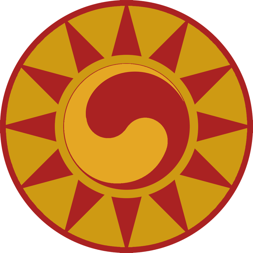 Kuominliantang Logo - Japan Korea United Flag Clipart (1000x1000), Png Download