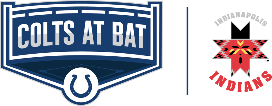 Colts At Bat With The Indianapolis Indians - Indianapolis Indians Clipart (889x346), Png Download