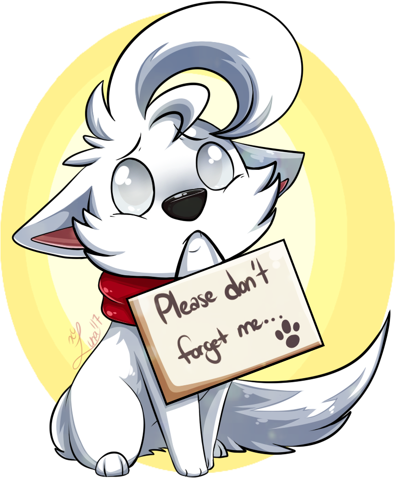 Never Forget The Puppy - Cartoon Clipart (866x1022), Png Download