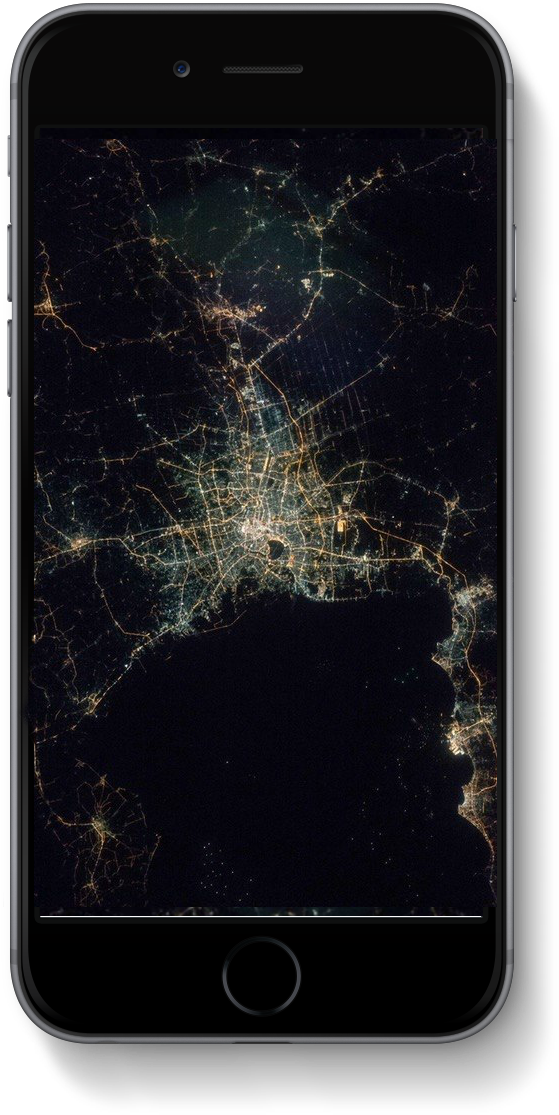 Bangkok From Space Looks Like A Broken Phone Screen - Iphone Clipart (844x1200), Png Download