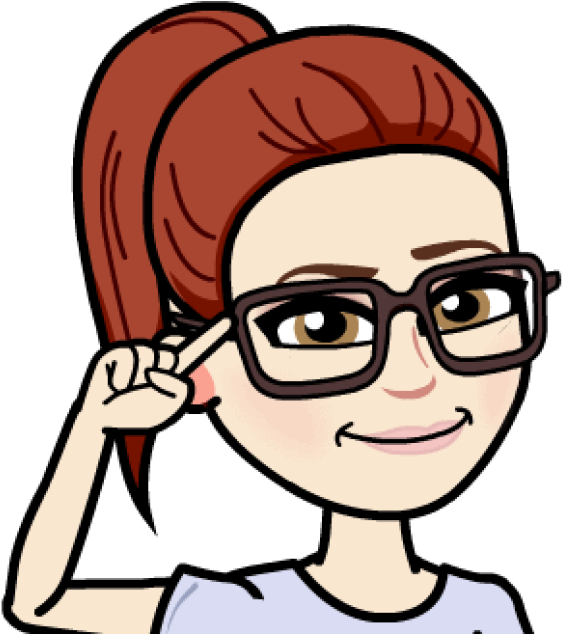 Jillian Girl With Sunglasses Bitmoji Clipart Large Size Png Image