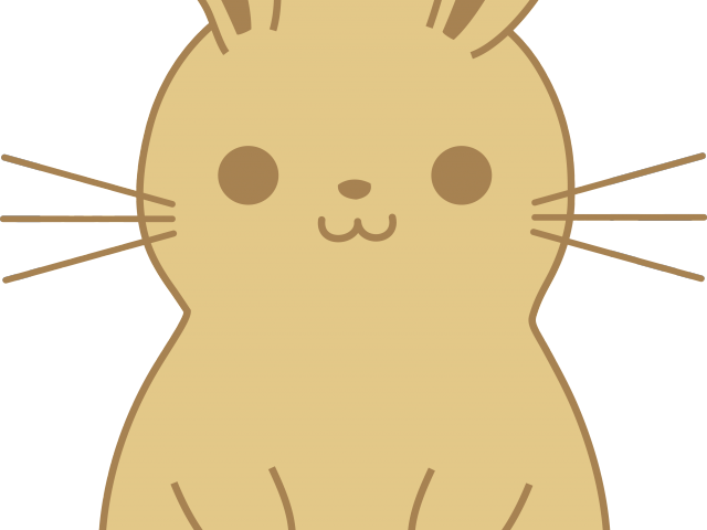 Drawn Cartoon Bunny - Cute Simple Drawings Of Bunnys Clipart (640x480), Png Download