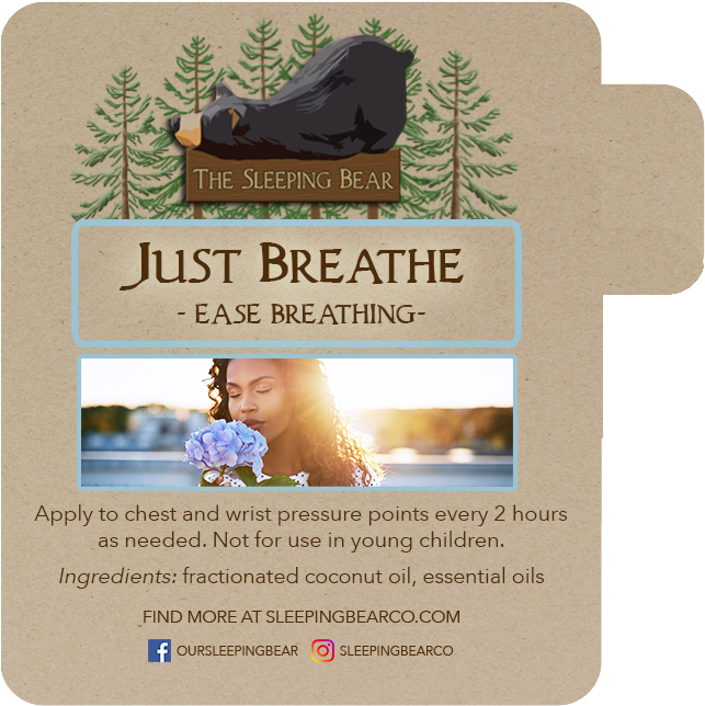 Just Breathe Roll-on - Label Clipart (696x882), Png Download