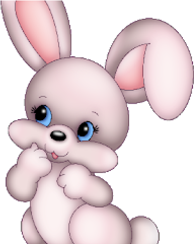 Clipart Easter Bunny Cute - Png Download (640x480), Png Download