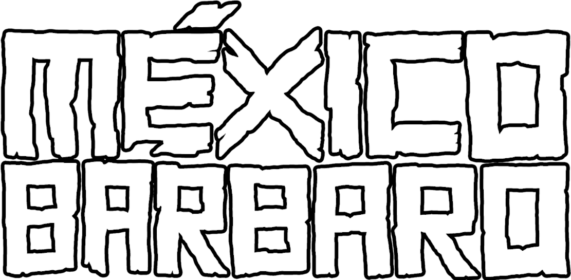 México Bárbaro - Line Art Clipart (1280x544), Png Download