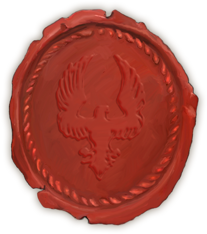 Wax Seal Crest - Lion Wax Seal Png Clipart (700x780), Png Download