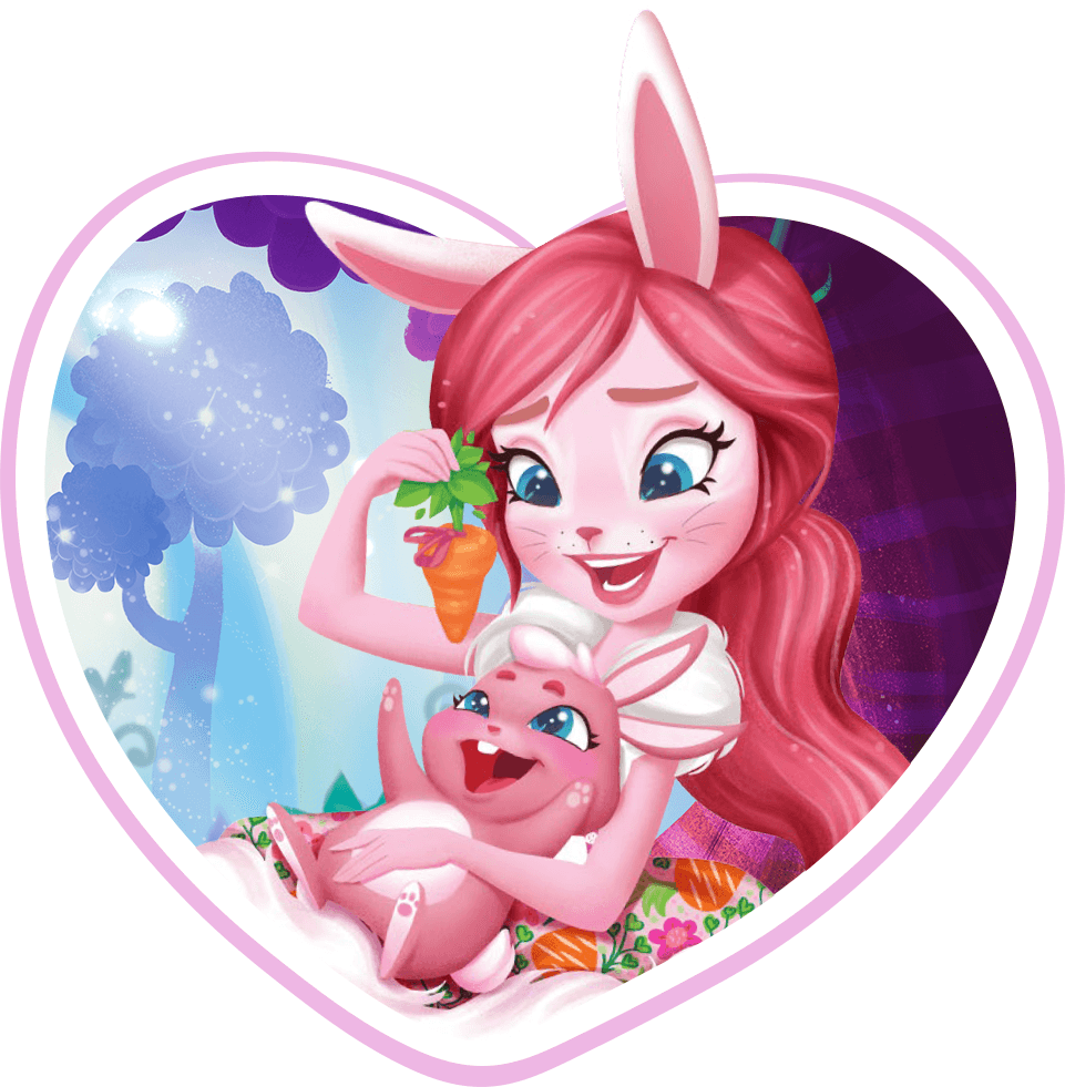 Bree Bunny And Twist Character Thumbnail -characterimage - Enchantimals Bree Bunny Clipart (961x981), Png Download