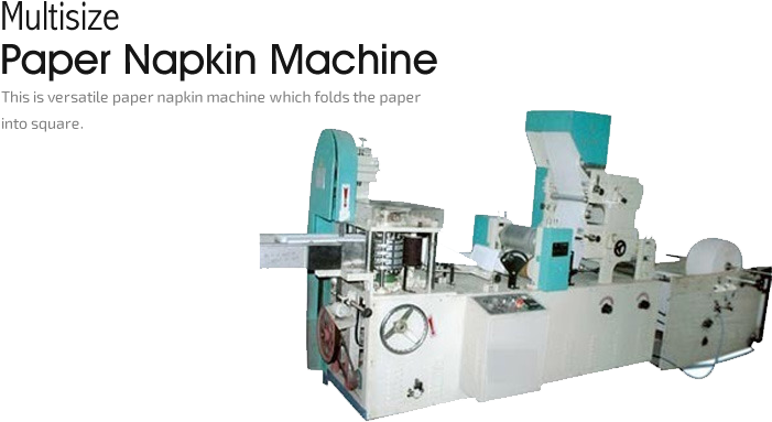 Automatic Paper Napkin Machine Manufacturers - Fully Automatic Sanitary Napkin Making Machine Clipart (1003x538), Png Download
