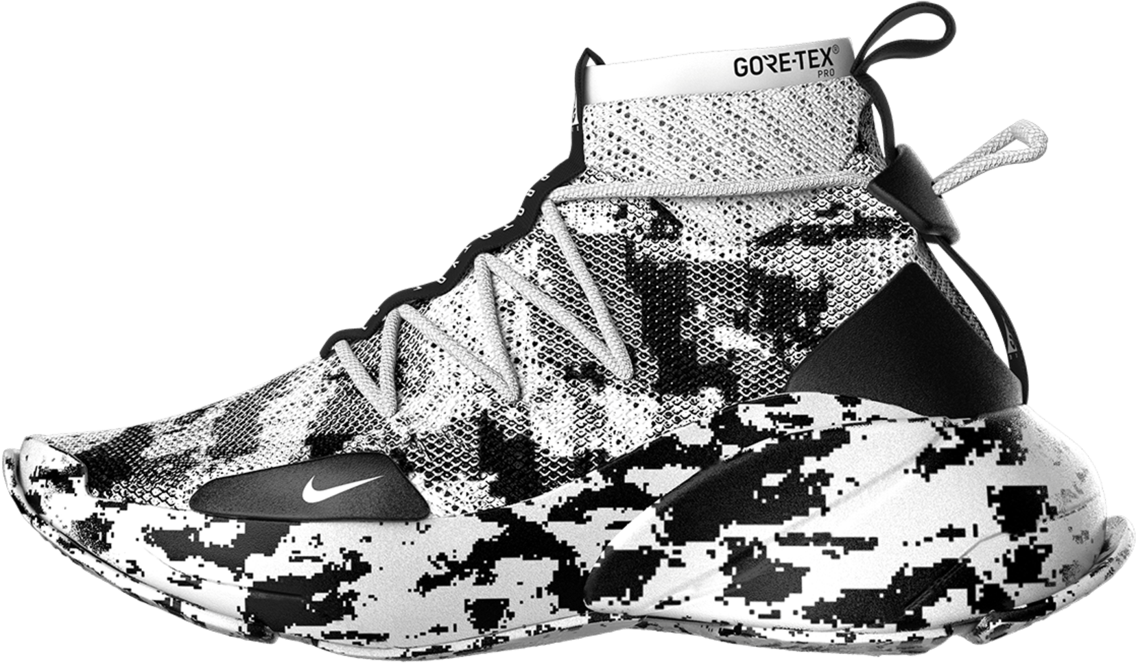 Nike Acg 3d Flyprint Prototype 1 White Janis Sne - Nike Acg 3d Flyprint Prototype 01 Clipart (1766x1047), Png Download