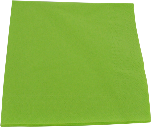 Napkin, Paper, 2-ply, 33x33cm, Lime - Grass Clipart (640x640), Png Download