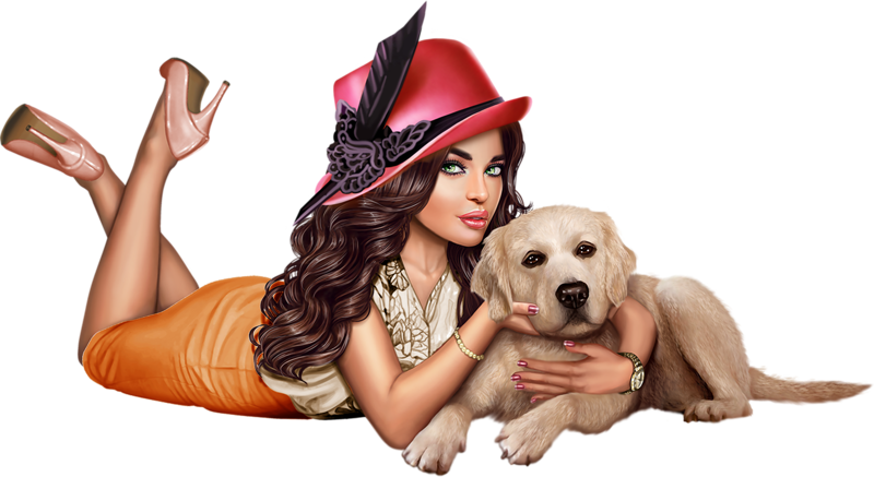 Tubes 3d Artist Alehandra Vanhek - Girl Clipart (800x437), Png Download