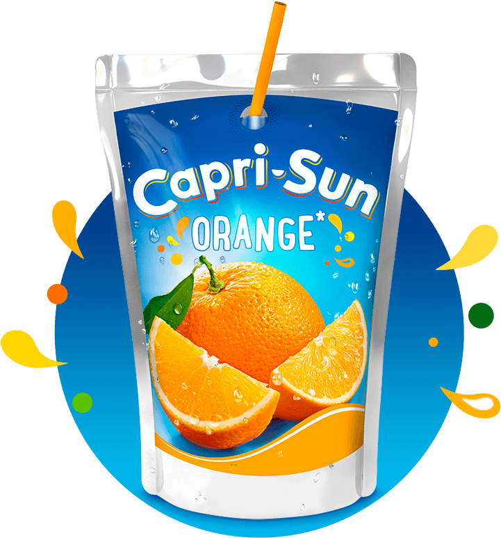 Orange - Capri Sun Orange Clipart (768x775), Png Download