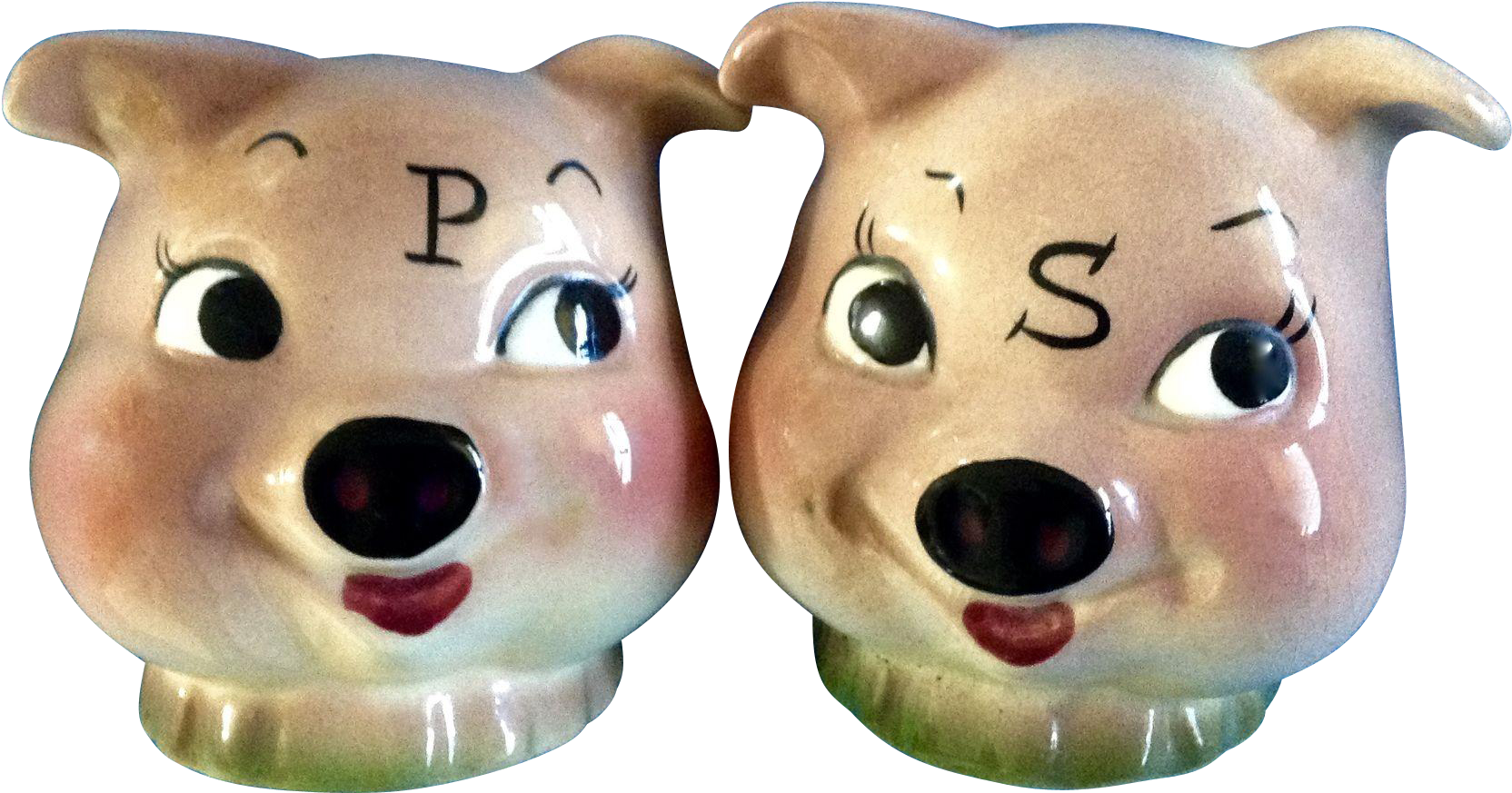 Vintage De Forest California Pottery Large Pig Head - Figurine Clipart (1663x1663), Png Download