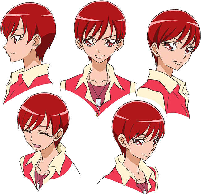 Kira Kira Pretty Cure Ala Mode Akira Faces - Akira Kenjou Clipart (650x628), Png Download