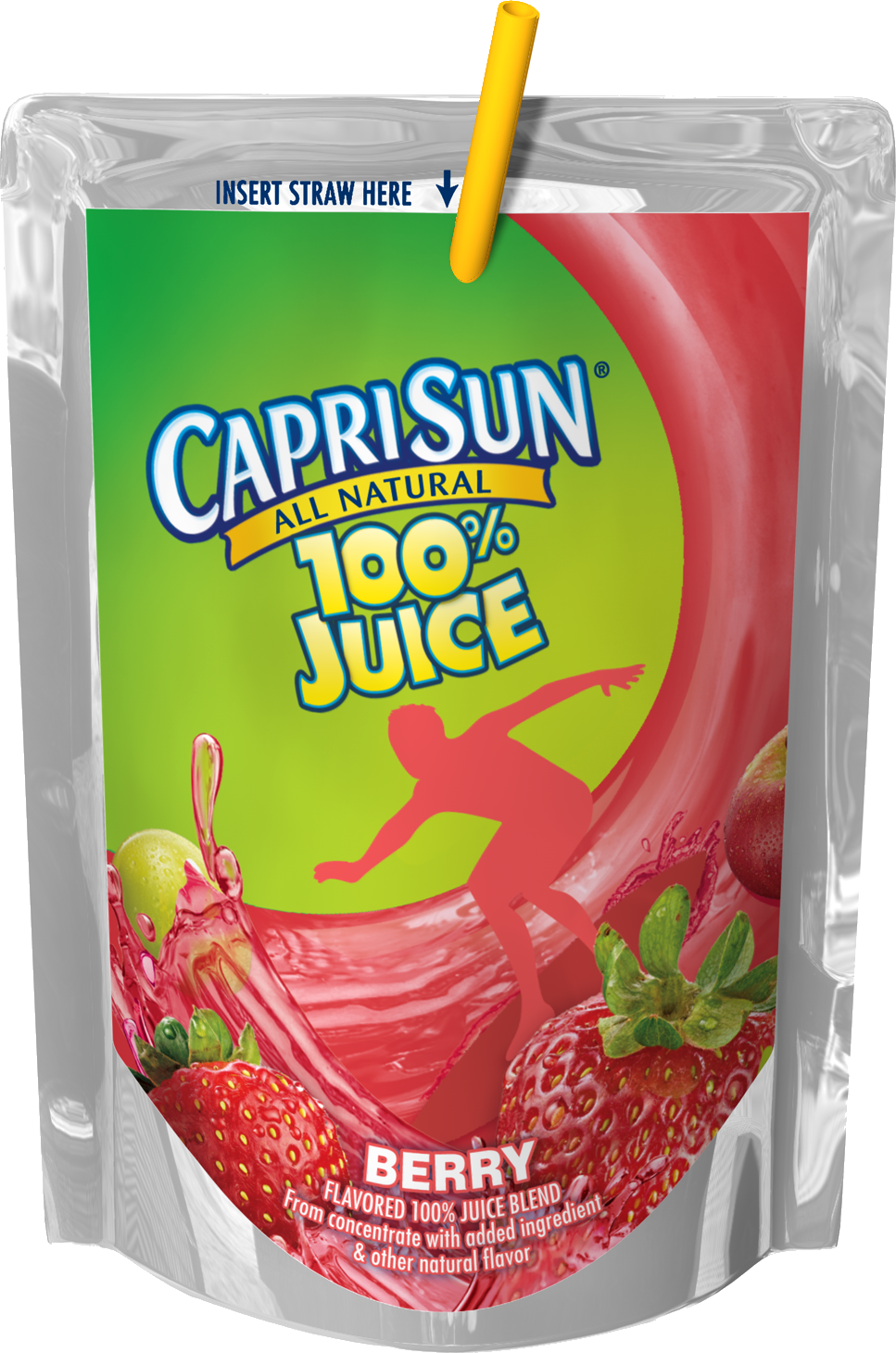 Made With No Artificial Flavors, Colors, Or Preservatives, - Capri Sun Juice Packs Clipart (967x1460), Png Download