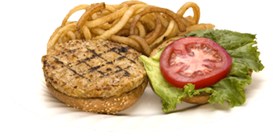 Burger Curly Fries - French Fries Clipart (951x469), Png Download