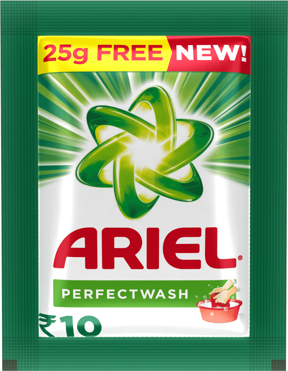 Ariel Perfect Wash 85 G 1600 V=1-201804101212 - Ariel Washing Powder Clipart (1600x1600), Png Download