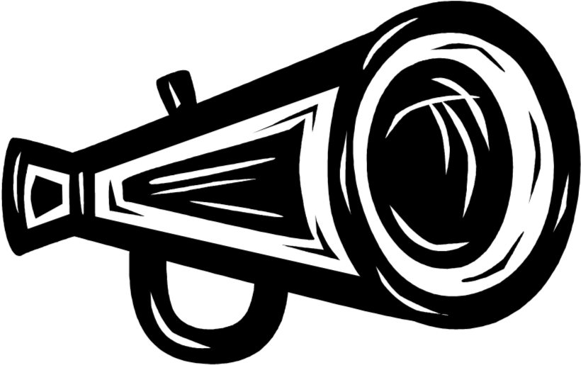 Megaphone Clipart Youth Cheerleading - Clip Art - Png Download (825x525), Png Download