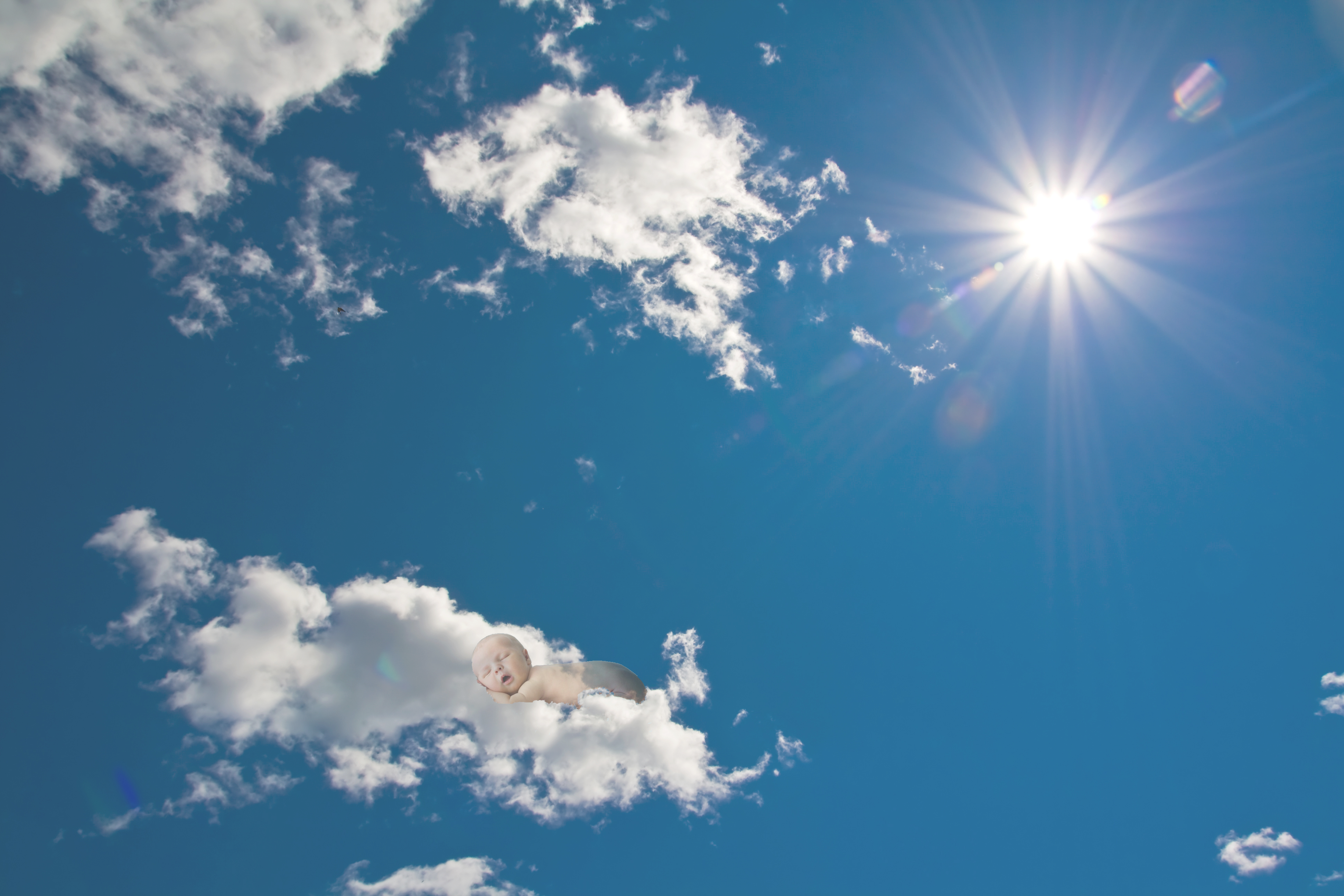 Sun Shining Transparent Background Pictures To Pin - Sun Shining Day Clipart (3888x2592), Png Download