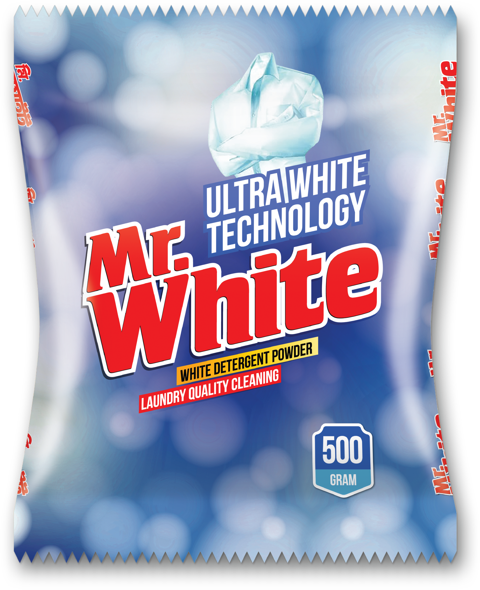 White Detergent Powder - Mr White Detergent Powder Clipart (1785x2526), Png Download