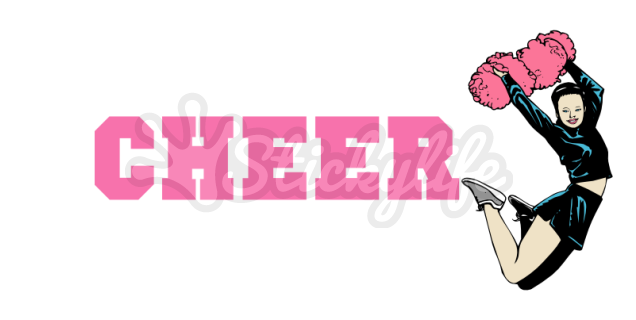 Cheerleading Temporary Tattoo - Illustration Clipart (940x587), Png Download