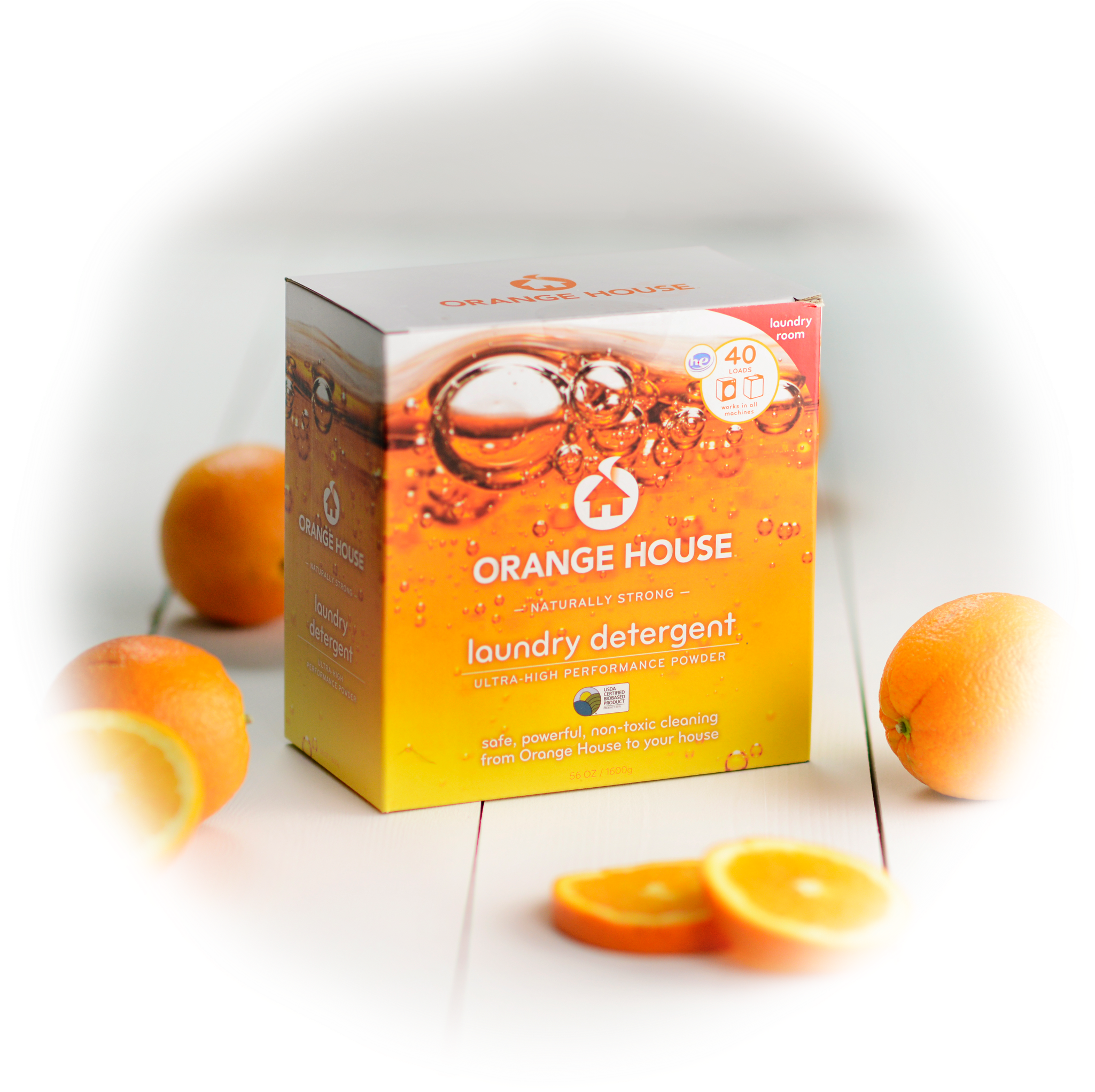 Powder Laundry Detergent , Png Download - Orange Colour Detergent Powder Clipart (2049x2042), Png Download