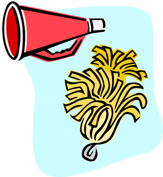 Cheerleading Volleyball Clipart (551x597), Png Download