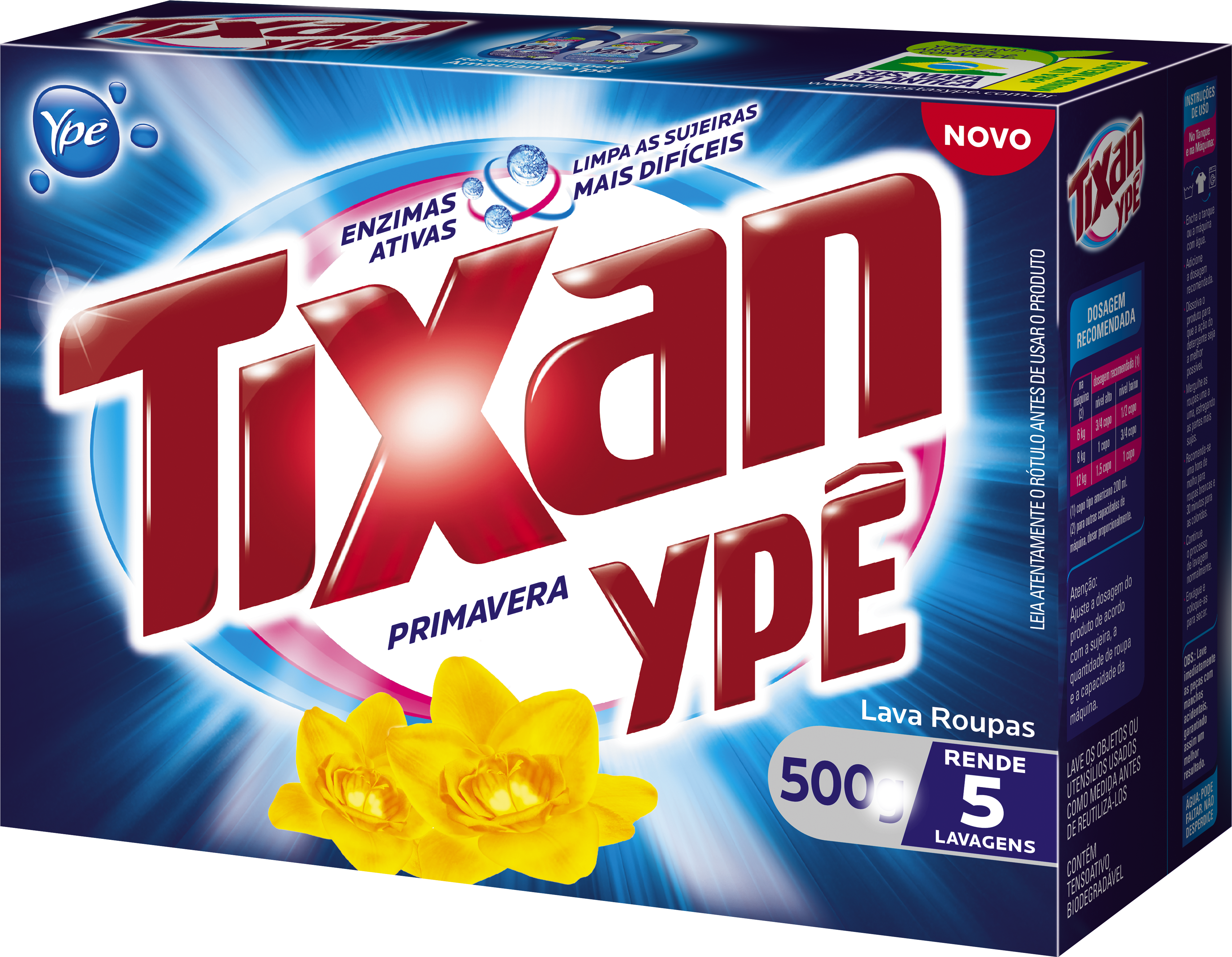 Box 1kg - Sabão Em Pó Tixan 1kg Clipart (4134x3301), Png Download