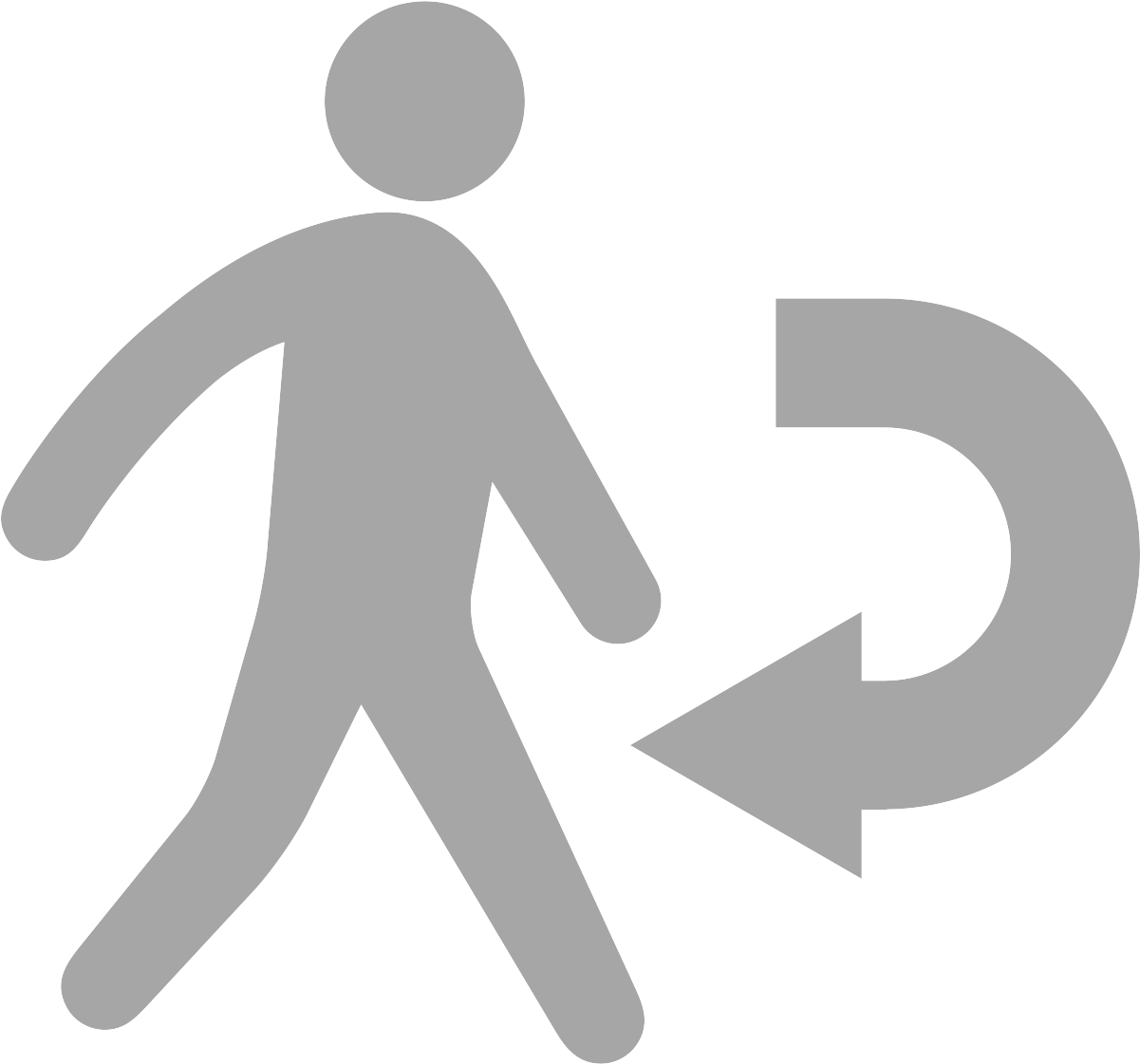 Doctor Symbol Clipart Iraq War - Pessoa Andando Png Icon Transparent Png (1201x1121), Png Download