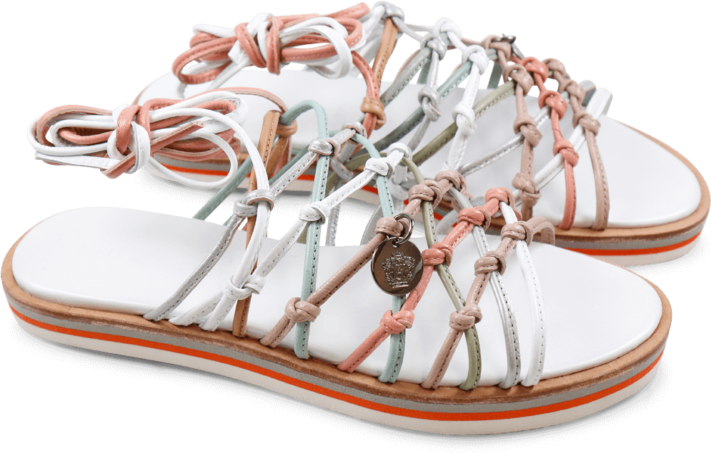 Celia 24 Kid Mignon Multi 2 Modica White Eva Orange - Flip-flops Clipart (1024x1024), Png Download