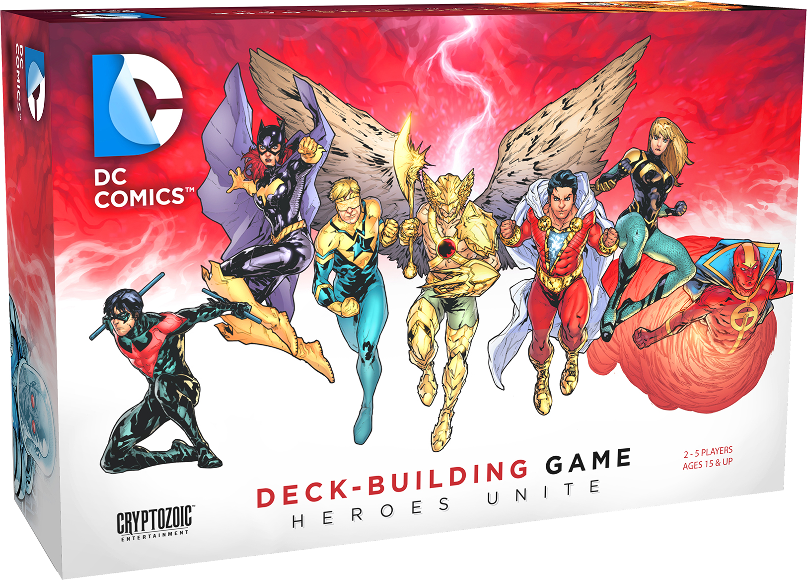 Dc Comics Deck-building Game Heroes Unite - Dc Comics Deck Building Game Heroes Unite Clipart (1625x1167), Png Download