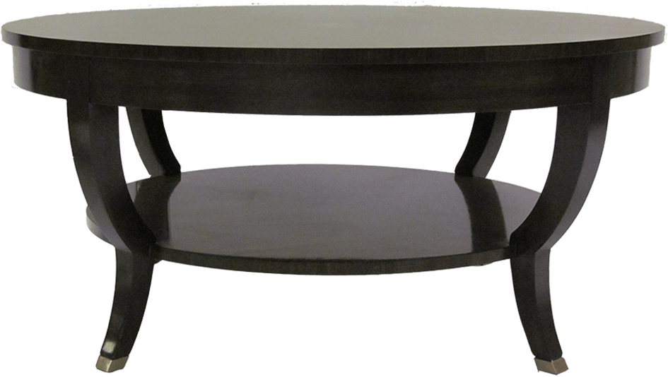 Ebony Cocktail Table - Coffee Table Clipart (1124x1124), Png Download