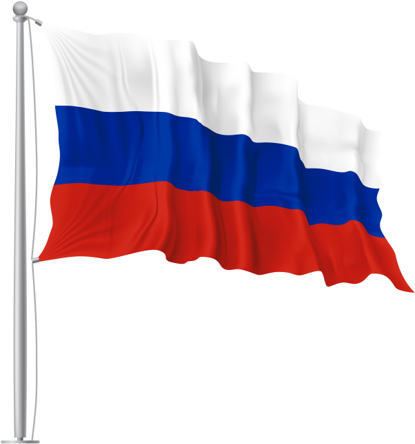 Russia Waving Flag - Флаг Китая Без Фона Clipart (866x650), Png Download