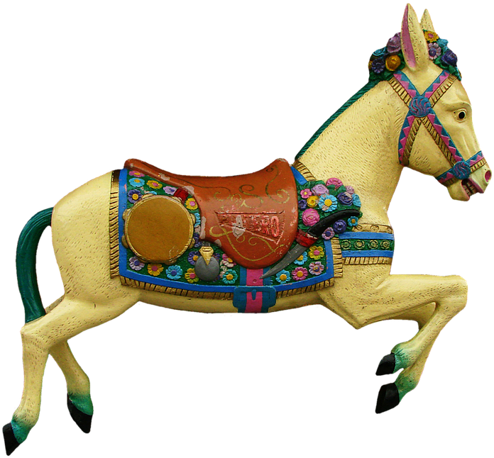 Carousel Horse, Carousel, Horse, Ride, Turn - Atlı Karınca At Resimleri Clipart (909x720), Png Download