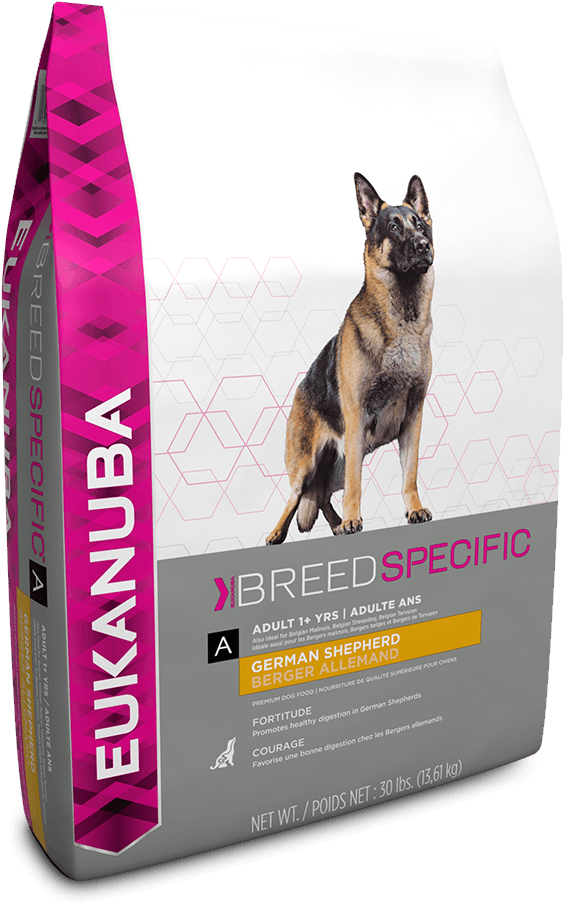 Eukanuba German Shepherd Nutrition Dry Dog Food - Eukanuba Adult Breed Specific German Shepherd Clipart (946x1128), Png Download