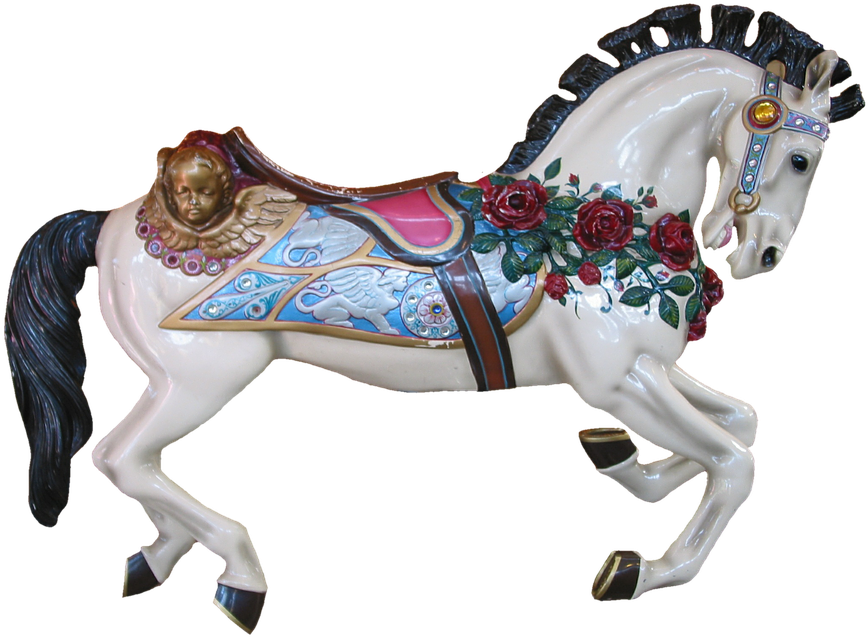 Carousel Horse, Carousel, Horse, Ride, Turn - Carousel Horse Clipart (960x719), Png Download