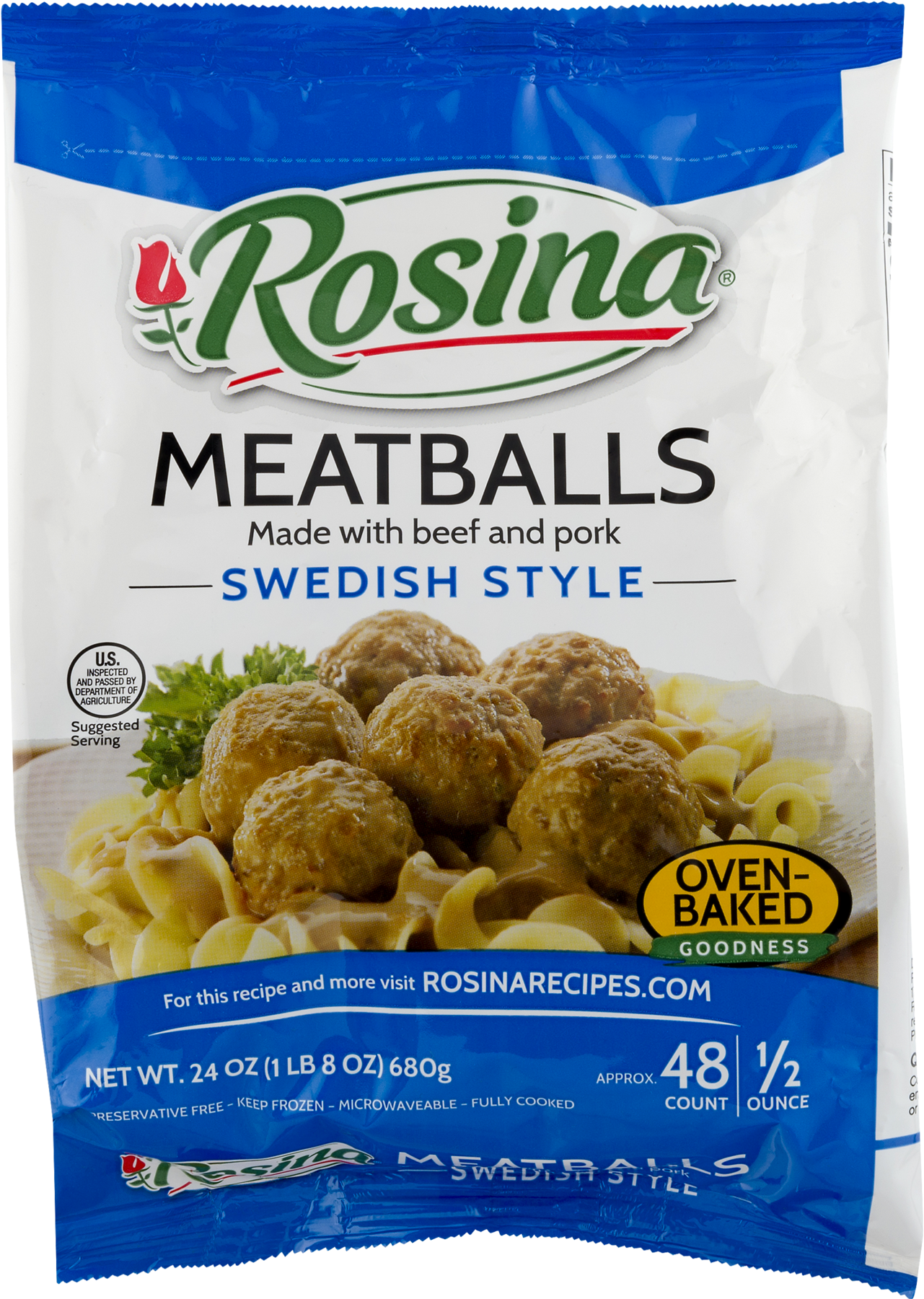 Rosina Italian Style Meatballs Clipart (1800x1800), Png Download